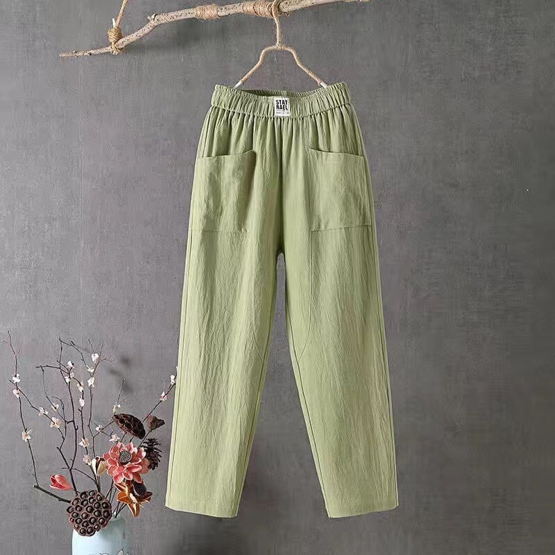 OLIVIA™ - Linen blend Trousers