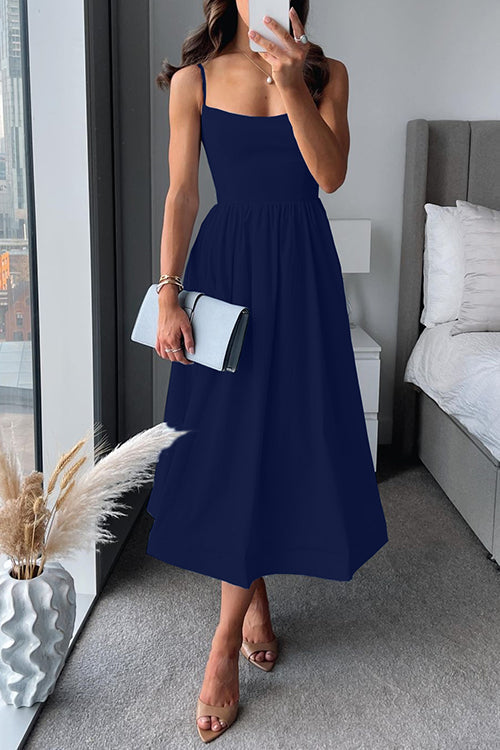 Elsa - Elegant A-Line Midi Dress