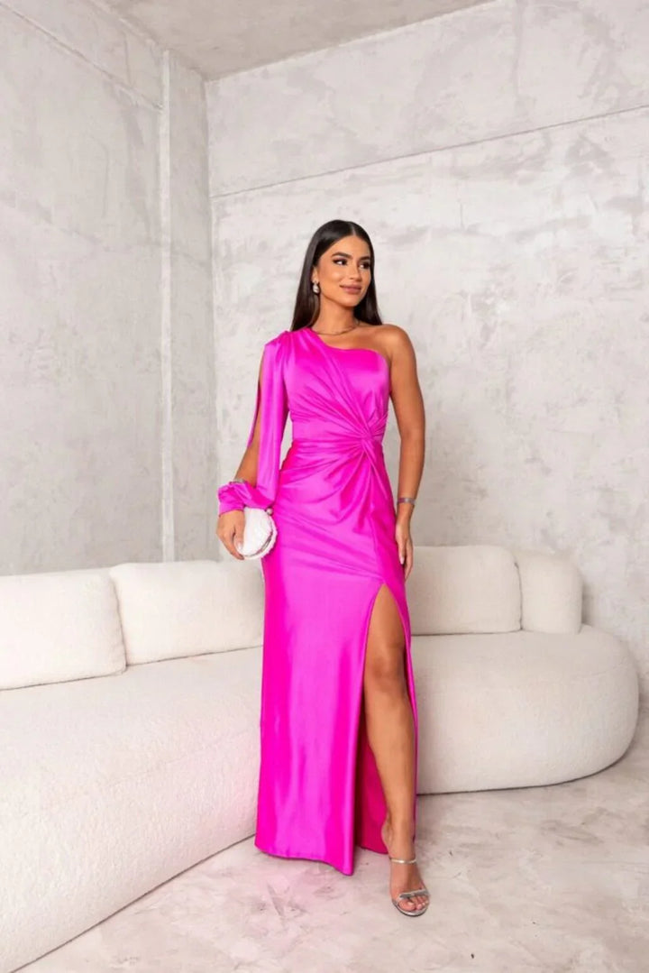 Alison - Elegant Slit Maxi-Dress