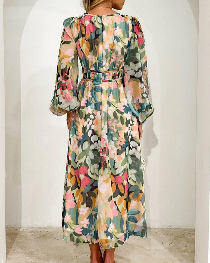 Annie - Boho Floral Maxi Dress