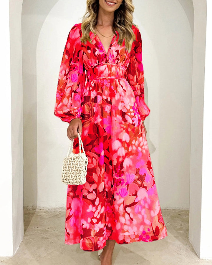 Annie - Boho Floral Maxi Dress