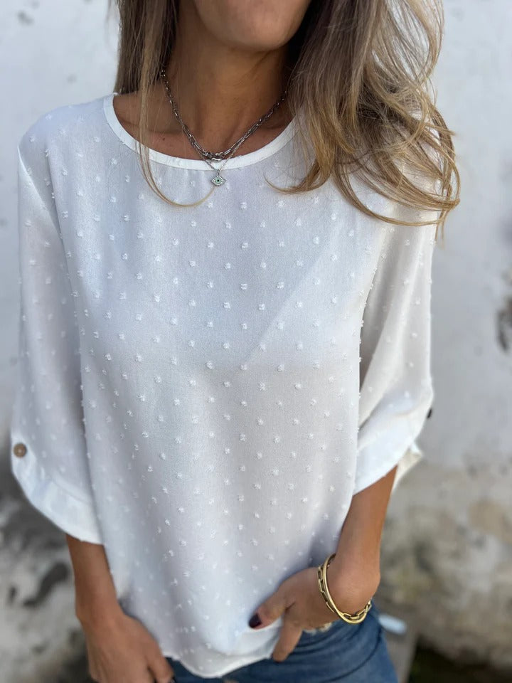 Aria™ – Classic Dot Sleeve Top