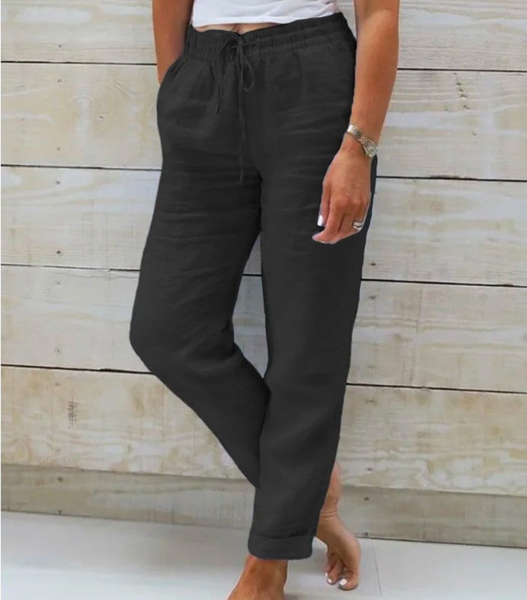 Beatrice - Casual Chic Straight Trousers