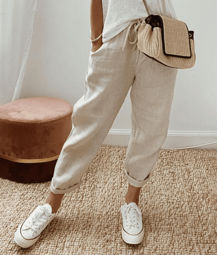 Victoria- Relaxed Linen Trousers