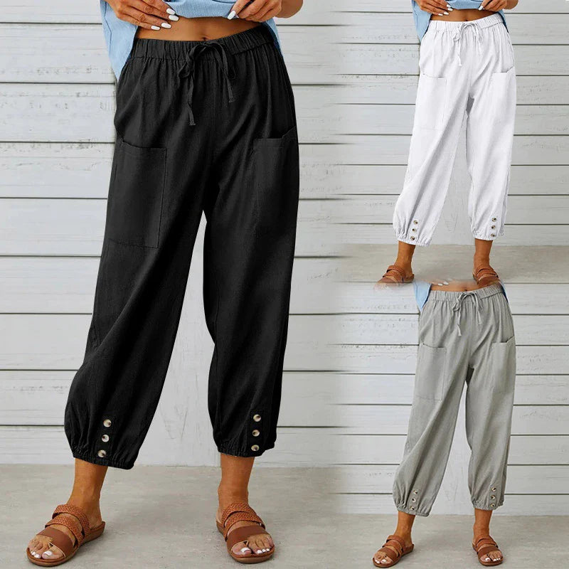 Riley - Breathable Wide-Leg Pants