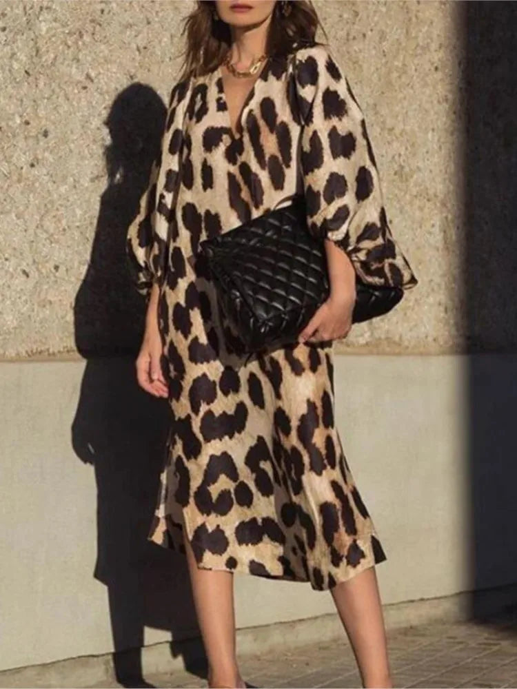 Liza™ - Leopard Print Dress