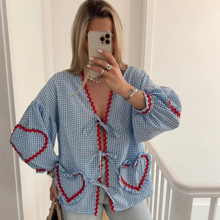 MILA - Heart Blouse