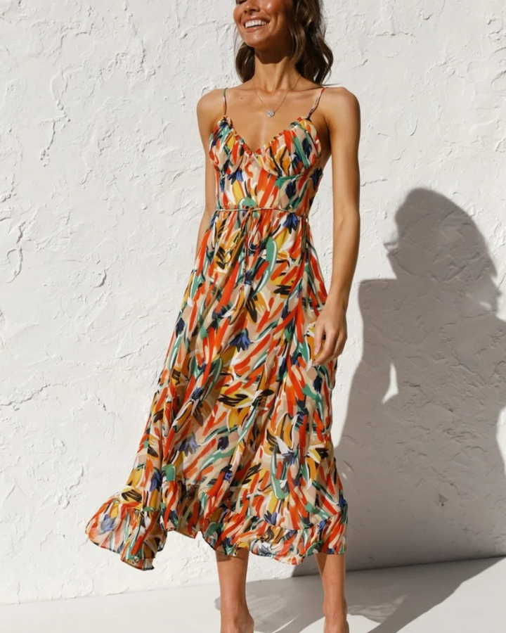 Zana™ – Floral Midi Sundress