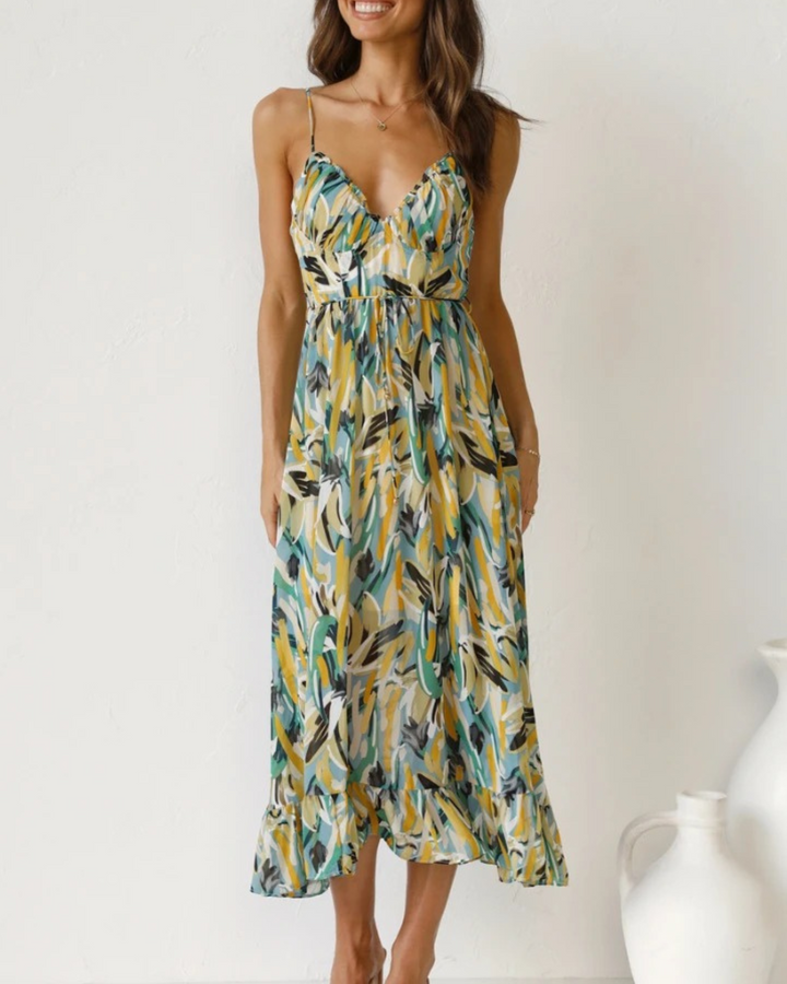 Zana™ – Floral Midi Sundress