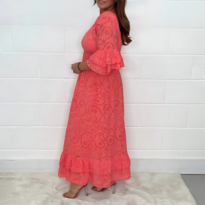 Marissa™ – Elegant Lace Maxi Dress