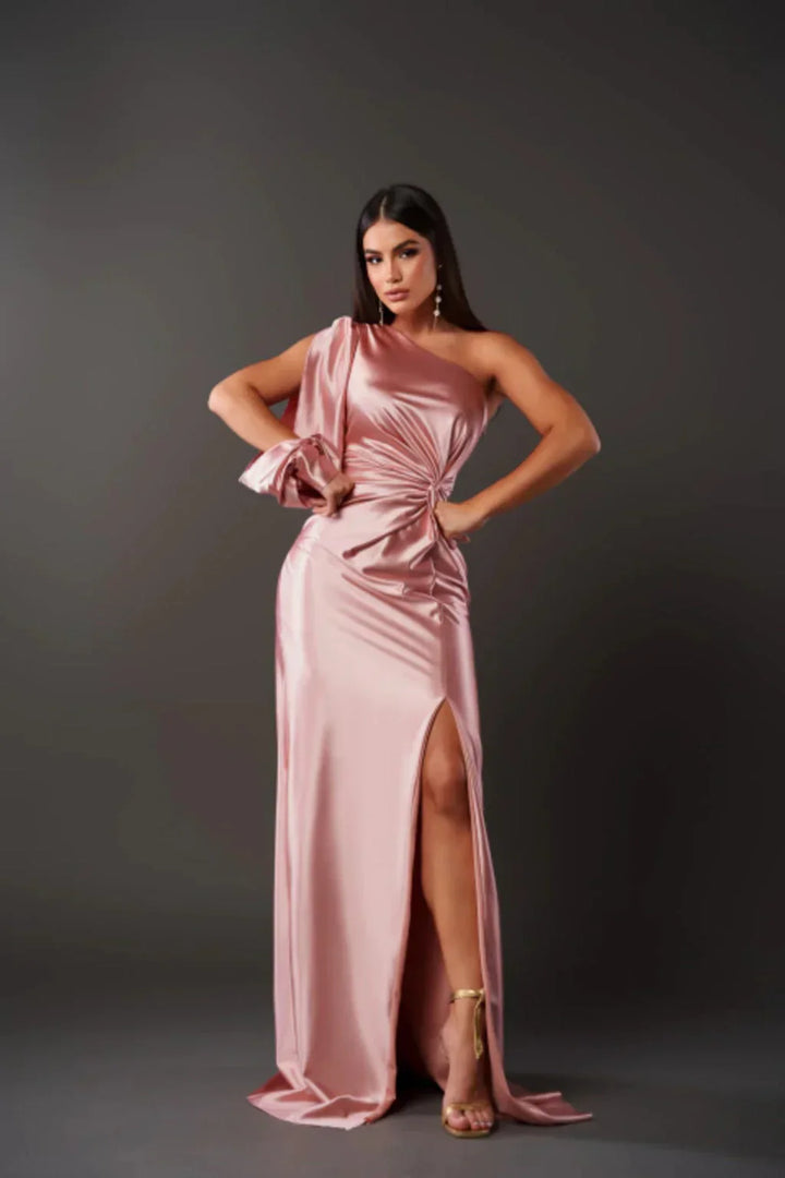 Alison - Elegant Slit Maxi-Dress