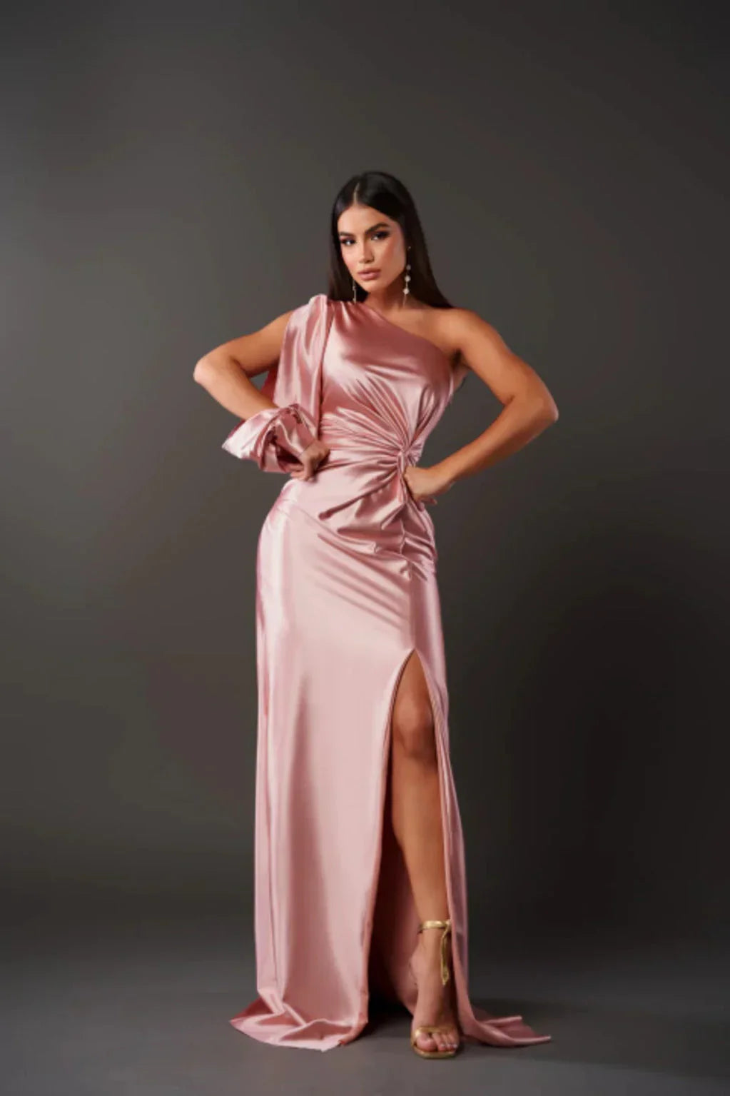 Alison - Elegant Slit Maxi Dress