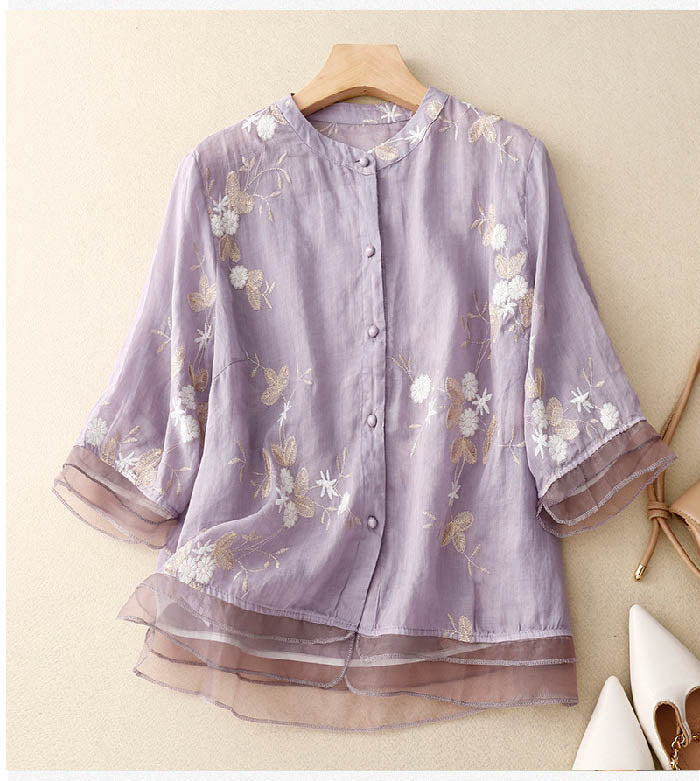 ULU™ - Embroidered Blouse